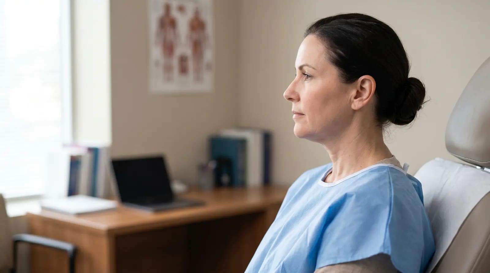 chin liposuction targeting submental fat under the jawline for a defined chin-neck angle