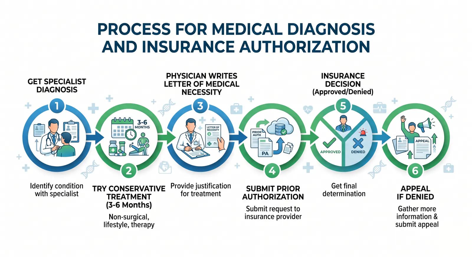 insurance prior authorization process for medically necessary liposuction: documentation and appeal steps